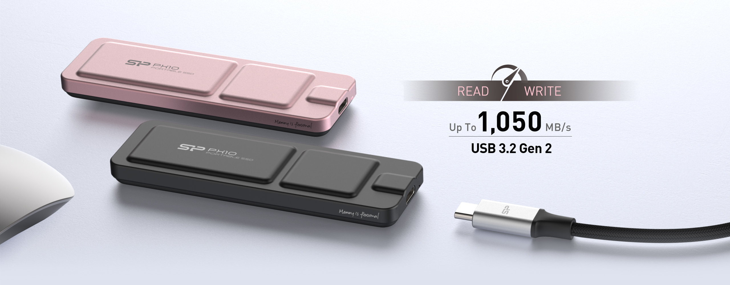 PX10<br><font color='#888888' size='2%'>256GB, 512GB, 1TB, 2TB, 4TB</font> Increíblemente rápido